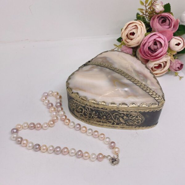 mother of pearl jewelry box heart version