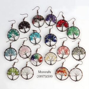 tree of life stone earings