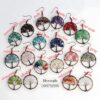 tree of life stone earings colors