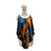 silk camisole top for women with royal blue color