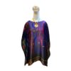 silk tunic top for women with purple color