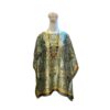 silk tunic top for ladies with celadon color